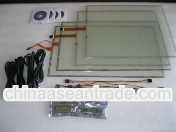 17"4 wire resistive flexible touch film