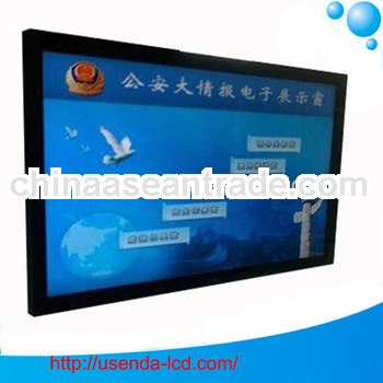 19-65 Inch LCD LED wall mounted Touch screen Ipad kiosk, LCD advertising player with Android operati