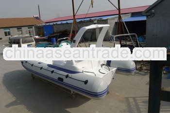 19ft 580cm fiberglass inflatable boat