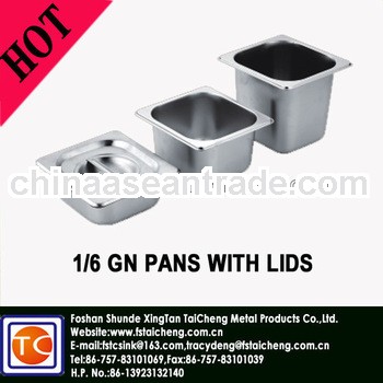 1/6 Stainless Steel Gastronome Container 31665