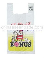 T-shirt plastic bag made in 