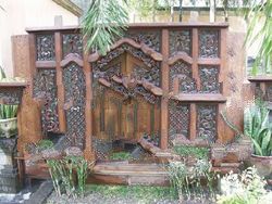 Antique Teak Carved Jineman Door Java Gallery Bali