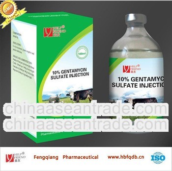 1ml: 100mg Gentamycin Sulfate Injection