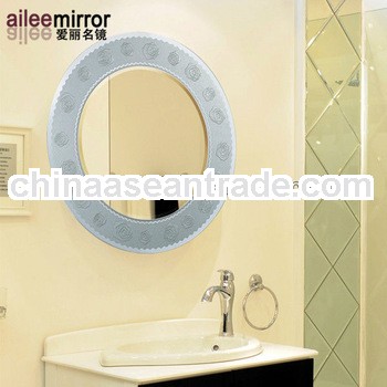 2013Luxury elegant bathroom mirror frames lowes&laser mirror motor