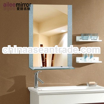 2013Most popular frosting acid etched glass mirror