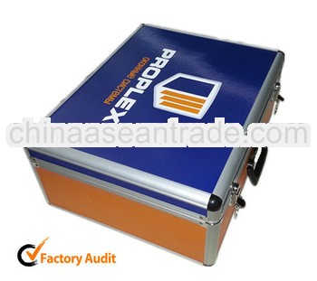 2013Newest Fashional Durable Standard Aluminum Case Kit For Tools With Screen Print