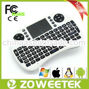 2013 Best-Selling Wireless Mini Keyboard and Trackpad for Tablet PC
