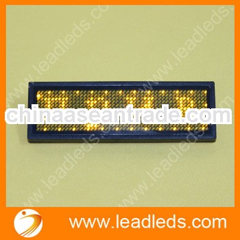 2013 HOT SALE!!!Flashing LED Name Badge Electronic Price tags