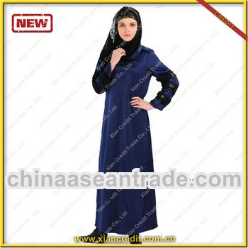 2013 Hooded abaya jilbab fashion with morocco taste