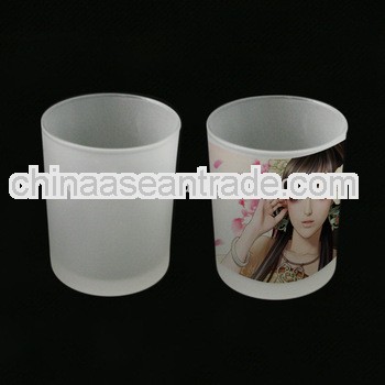 2013 New 6oz small Sublimation Frosted Glass Mug