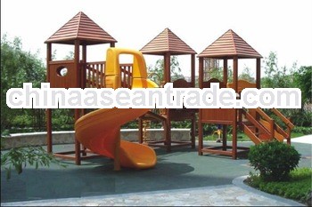 2013 New Design Outdoor Wooden Playground Slide Set (KYP-11002)