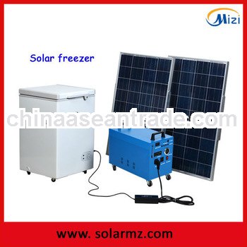 2013 New & Hot design Solar system kit solar chest freezer 12V/24V 100L