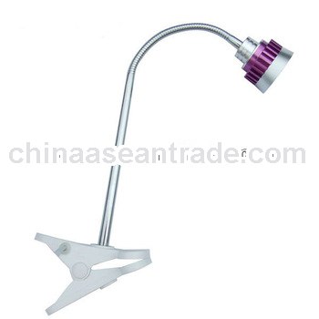 2013 New design flexible bedside gooseneck clip led light small led clip lamp with 2years warranty h