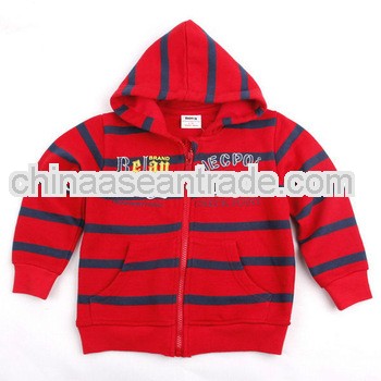 2013 Newest Winter striped red boys sweatshirts 100% cotton with printing A3205 from Nova Kids Wear