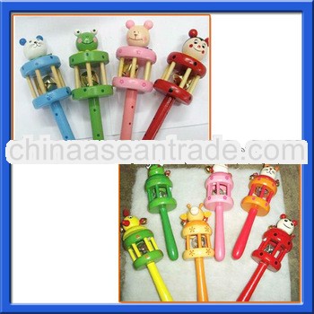 2013 Top rattles toy for the baby wooden baby rattles