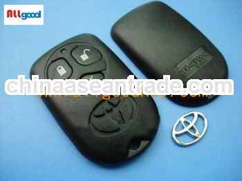 2013 car key covers for Toyota 3 button remote key case