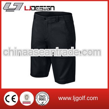 2013 custom black breathable golf shorts