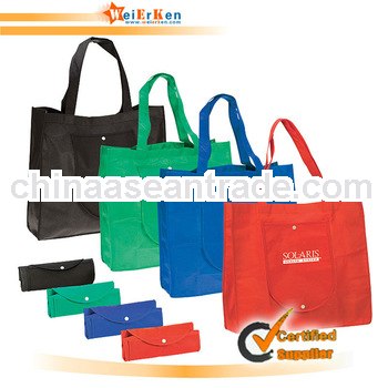 2013 economic and recycle foldable bag made in nonwoven