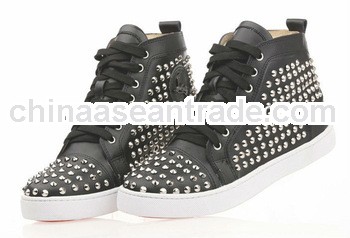 2013 high ankle womens shoes.designer spiked sneakers dropship