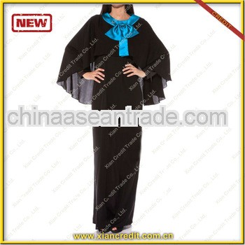 2013 hot sale new fashion muslim abaya (KDT-521) with low price