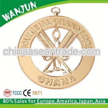 2013 hottest custom silver plated awards medal
