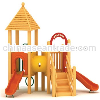 2013 indoor preschool wooden playground equipment