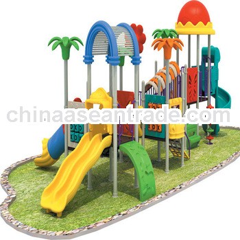 2013 kids leisure residential plastic outdoor playground equipment