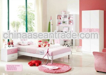 2013 maiden pink bedroom suite was made from E1 MDF board and environmental protection paint