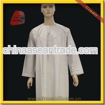 2013 newest islamic white long men robe NPH-015