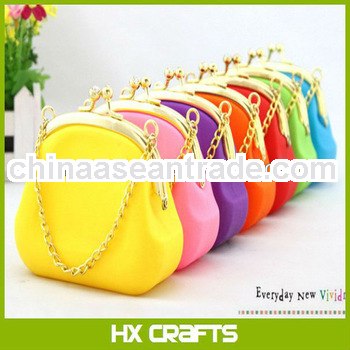2013 wholesale new candy-colored nails second generation silicone purse silicone wallet handbag
