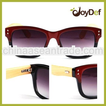 2014 Newest Plastic Frames Handcrafted Wood Bamboo Sunglasses Manufacturer