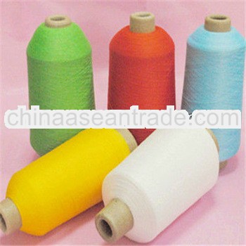 20/2 spun polyester yarn bleached white and other colors/ china factory