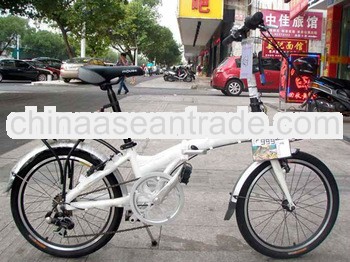 20'' Hi-ten frame and fork powerful brake folding bike for sale