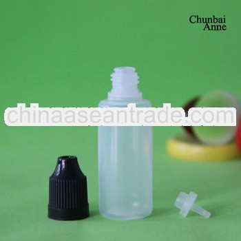 20ml pe empty plastic dropper bottle with child security cap TUV/SGS certificate