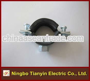 20mm bandwidth rubber lined hose clamp