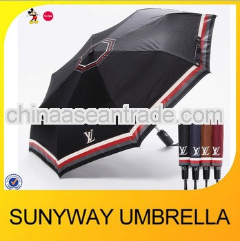 21''*8ribs Uninterupted printing fold umbrella auto open auto close
