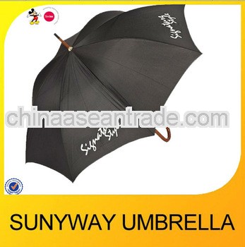23''*8rib Promotion Wooden Umbrella for Rain