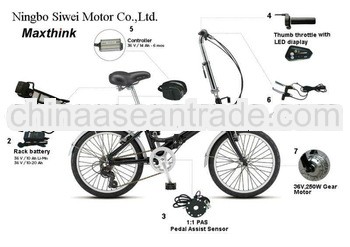 250w bike hub motor kit