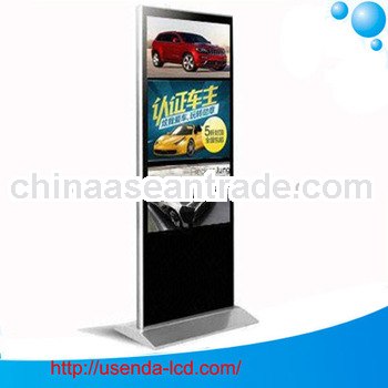 26-65 inch free standing 3G touch Network lcd advertising screen/digital signage display with usb sd