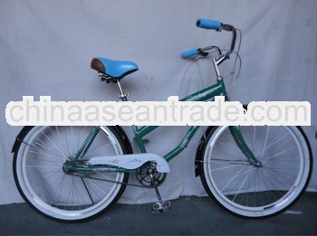 26"lady green beach cycle/bicycle/bike