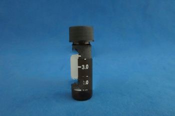 2ml mini glass vial with flip cap