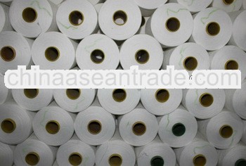 30s raw white close virgin 100 polyest yarn price