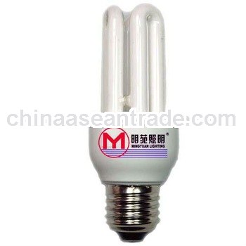3U E27 tri-color energy saving lamp
