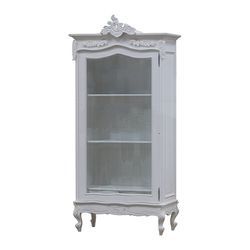 White Display Cabinet With Door