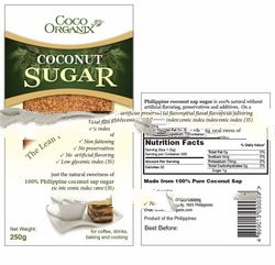 Coco Organix Coconut Sugar 1kg Pack