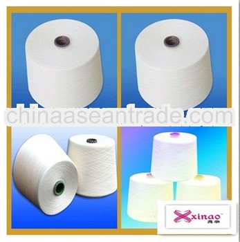 40/2 ,40/3 raw white 100% polyester spun yarn for sewing in cone