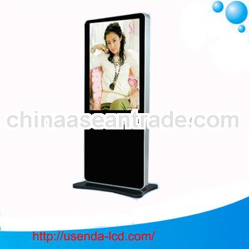 42inch indoor floor-standing advertising lcd screen touch kiosk display with wifi/3g