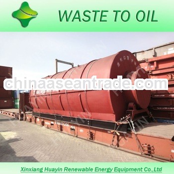 45% furnace oil from waste tire recycling system