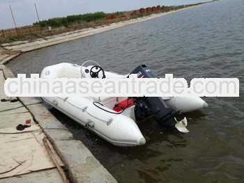 470cm inflatable fiberglass fishing pontoon boat