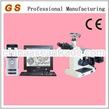 4XC-W Computer Control Metallographic Trinocular Microscope with Camera and Image Analysis Software